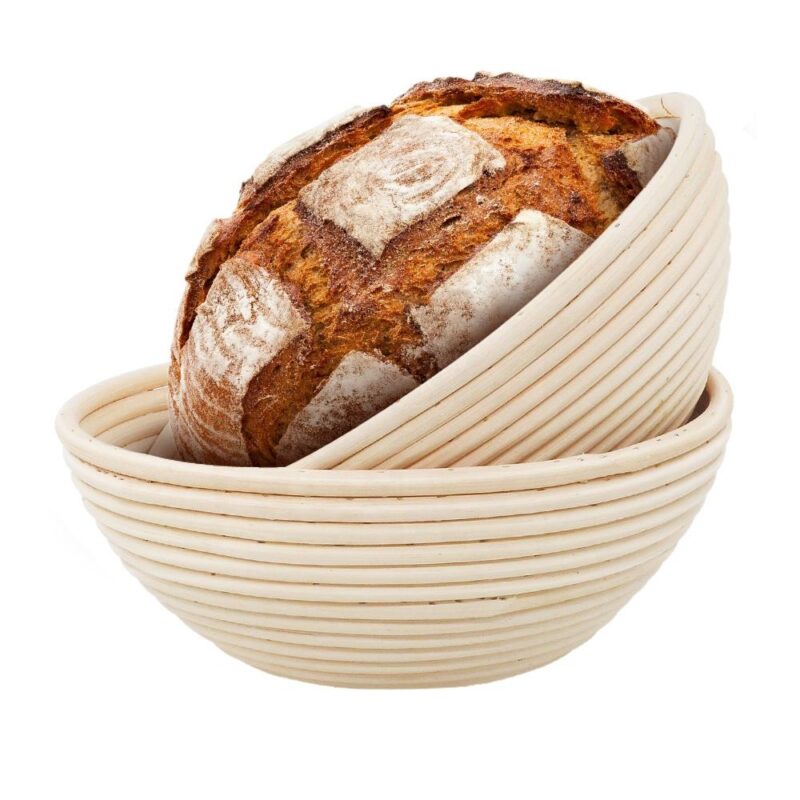 Round French Bread 10 Inch Proofing Basket Ekmek Sepeticustomized Handmade Bread Proofing Basket Rattan