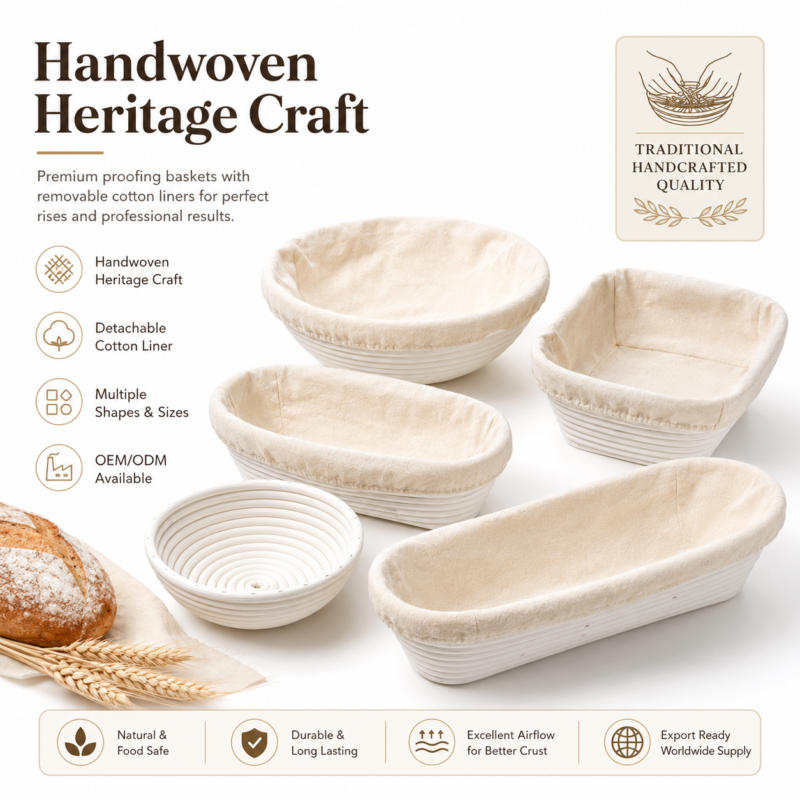 Customized OEM Detachable Cotton Lining Food Grade Dough Fermentation Anti Counterfeiting Baking Pastry Tools