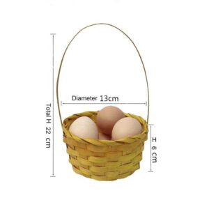 Hot Sale Nature Multi Color Weaving Storage Woven Basket Miniature Vietnam Home Handmade Mini Decorative Bamboo Basket