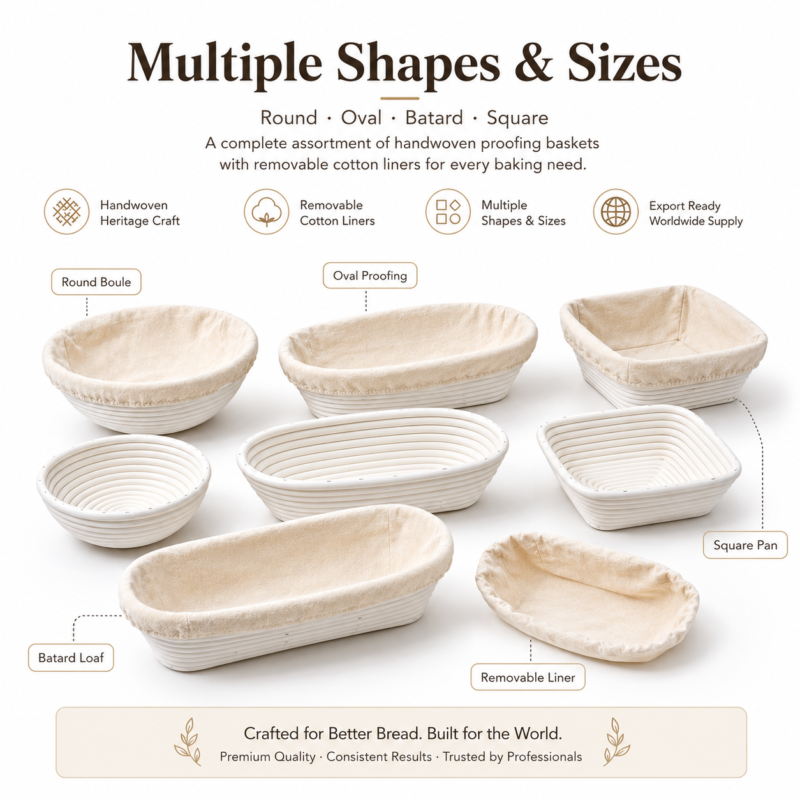 2 Customized OEM Detachable Cotton Lining Food Grade Dough Fermentation Anti Counterfeiting Baking Pastry Tools