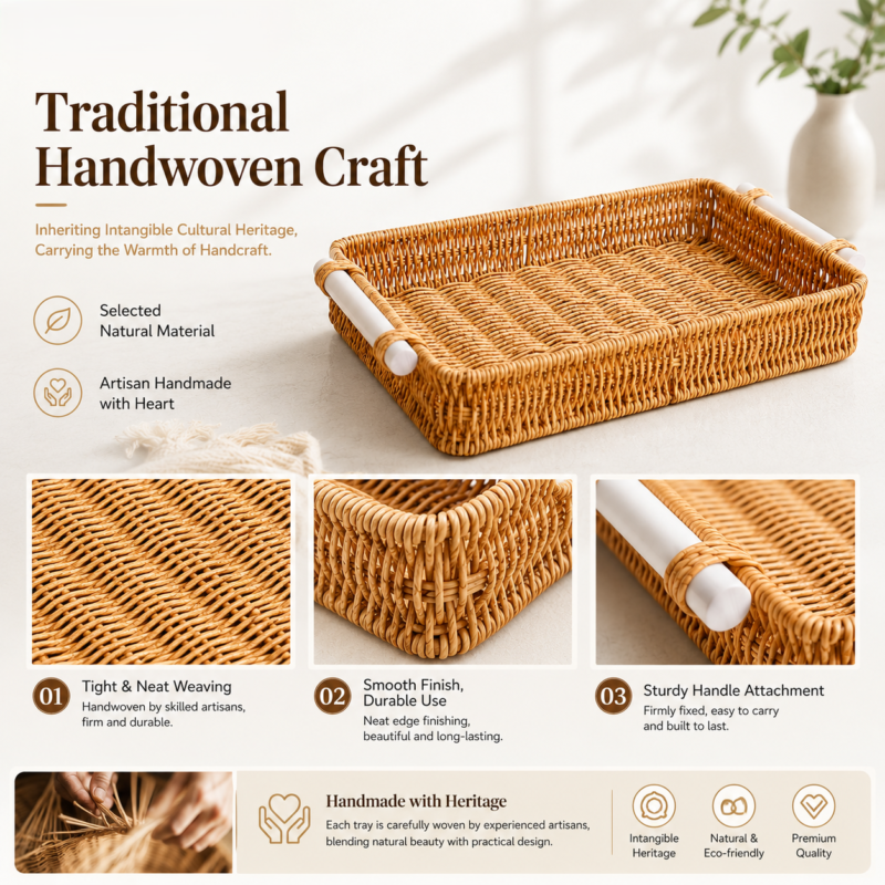 3 Factory Wholesale Handmade Rattan Basket Custom Natural Wicker Storage Basket OEM ODM Home Decor Supplier