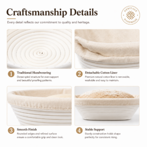 3 Customized OEM Detachable Cotton Lining Food Grade Dough Fermentation Anti Counterfeiting Baking Pastry Tools