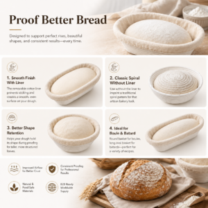 4 Customized OEM Detachable Cotton Lining Food Grade Dough Fermentation Anti Counterfeiting Baking Pastry Tools