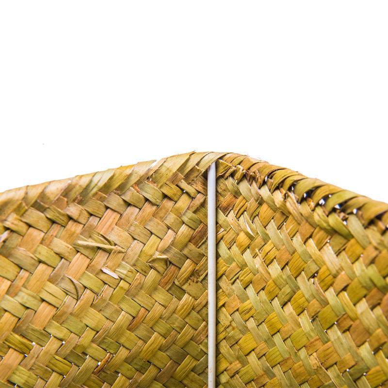 Handmade Rectangle Set of 2 Rattan Straw Basket Woven Seagrass Basket Valentine Gift Flower Basket With Handle