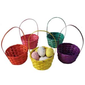 Hot Sale Nature Multi Color Weaving Storage Woven Basket Miniature Vietnam Home Handmade Mini Decorative Bamboo Basket