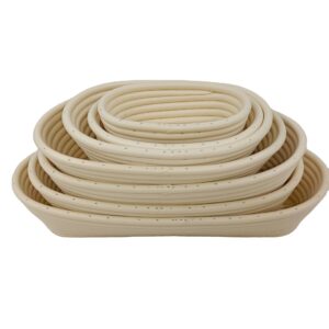 French Panera Bread Sourdough Garlic Bread Baking Rattan Eco-Friendly Natural Color Customized Size Proofing Basket Carton CE