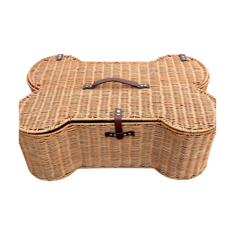 Custom Natural Handmade Multi-Purpose Eco-Friendly New-fashioned PP Plastic Picnic Gift Storage Baskets Lid for Kitchen Living