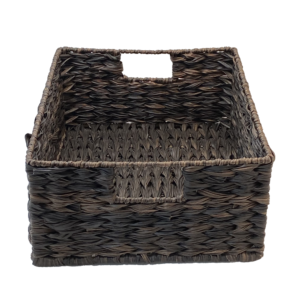 Handmade Water Hyacinth Seagrass Other Plastic Woven Rattan Wicker Picnic Storage Laundry Baskets for Kitchen Containers